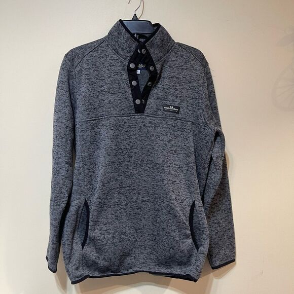 Simply Southern Jackets & Blazers - Simply Southern Pullover Long Sleeve Black and Gray Womens L NWOT